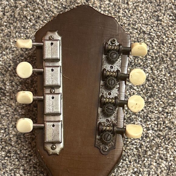 VTG 1955 Kay N-1 A Style 8-String Electric Mandolin Guitar Teardrop Sunburst - Picture 6 of 15